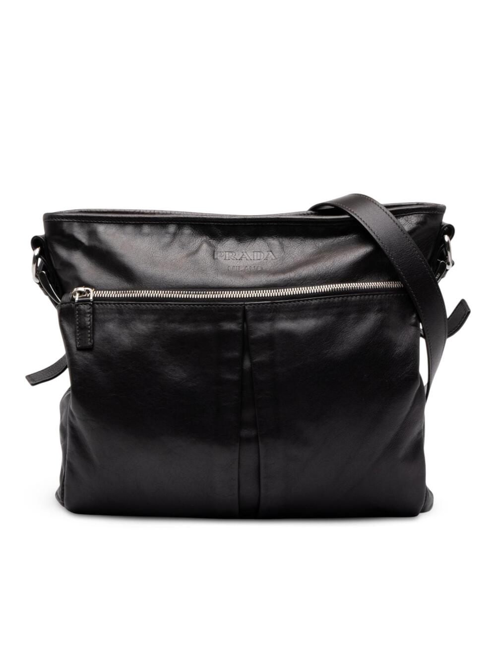 Prada Large Soft Calf Front Pocket #375327P69B